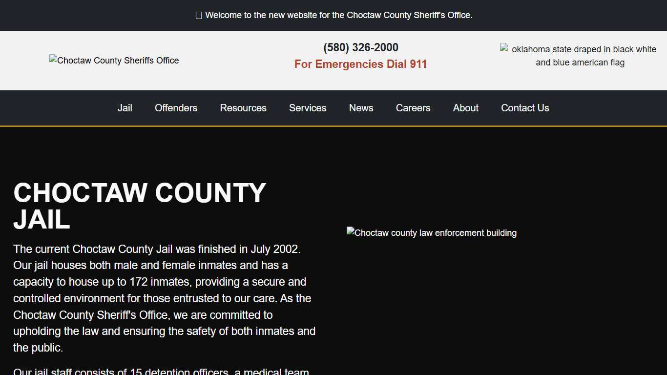 Jail - Choctaw County Sheriff's Office